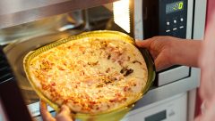 fazer pizza no microondas